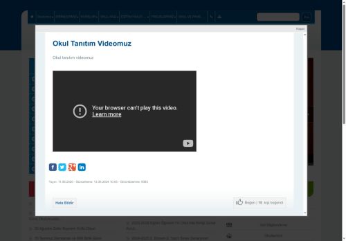 BURSA / OSMANGAZİ - Osmangazi Ali Osman Sönmez Anadolu İmam Hatip Lisesi