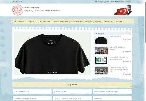 BURSA / OSMANGAZİ - Osmangazi Kırcılar Anadolu Lisesi