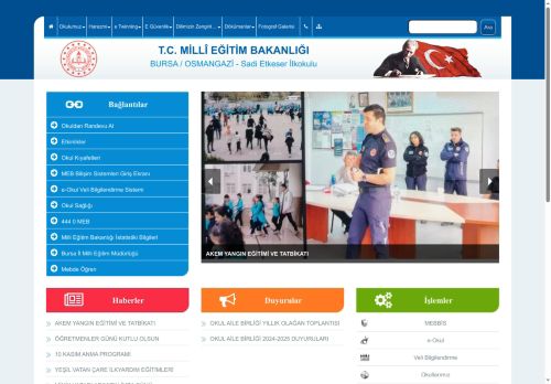 BURSA / OSMANGAZİ - Sadi Etkeser İlkokulu