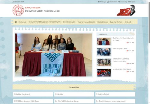 BURSA / OSMANGAZİ - Süleyman Çelebi Anadolu Lisesi