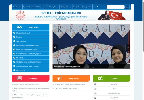 BURSA / OSMANGAZİ - Şaypa Ayşe Şaylı İmam Hatip Ortaokulu