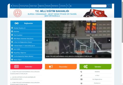 BURSA / OSMANGAZİ - ŞEHİT DENİZ PİYADE ER TAHSİN ŞEN ORTAOKULU