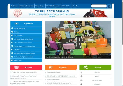 BURSA / OSMANGAZİ - Şehit Jandarma Er Halim Çimen İlkokulu