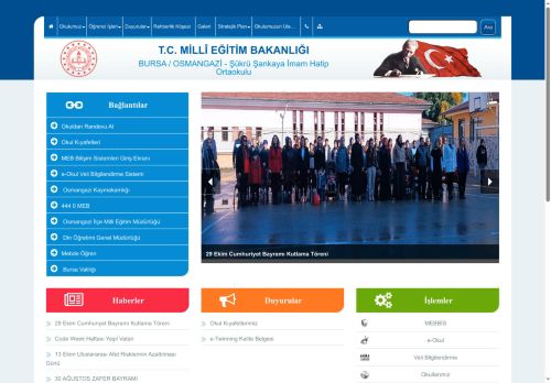 BURSA / OSMANGAZİ - Şükrü Şankaya İmam Hatip Ortaokulu