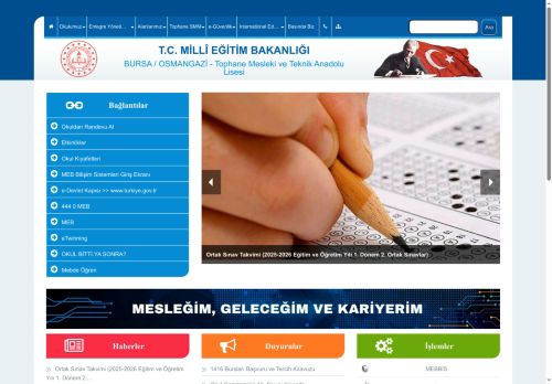 BURSA / OSMANGAZİ - Tophane Mesleki ve Teknik Anadolu Lisesi
