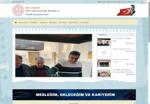 BURSA / OSMANGAZİ - TOKİ Cahit Zarifoğlu Mesleki ve Teknik Anadolu Lisesi