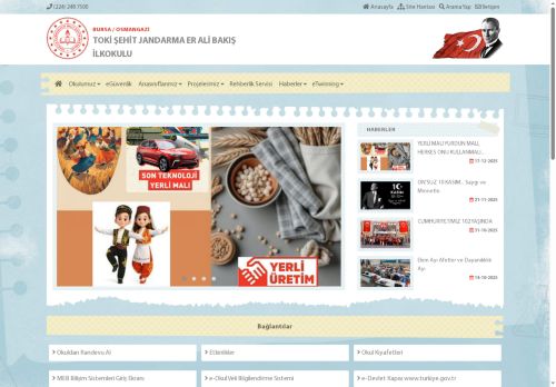 BURSA / OSMANGAZİ - TOKİ ŞEHİT JANDARMA ER ALİ BAKIŞ İLKOKULU