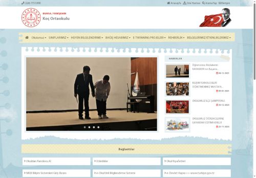 BURSA / YENİŞEHİR - Koç Ortaokulu