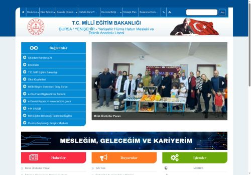 BURSA / YENİŞEHİR - Yenişehir Hüma Hatun Mesleki ve Teknik Anadolu Lisesi