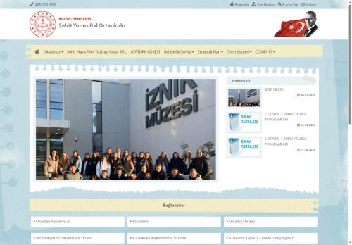 BURSA / YENİŞEHİR - Şehit Yunus Bal Ortaokulu