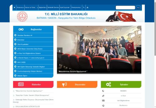 BATMAN / SASON - Karşıyaka Kız Yatılı Bölge Ortaokulu