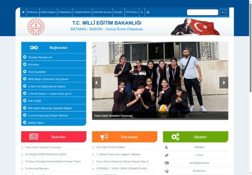 BATMAN / SASON - Yunus Emre Ortaokulu
