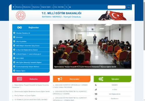 BATMAN / MERKEZ - Hürriyet Ortaokulu