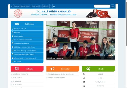 BATMAN / MERKEZ - Mehmet Şimşek Anadolu Lisesi