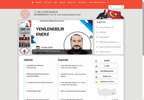 BATMAN / MERKEZ - Prof. Dr. Fuat Sezgin Anadolu Lisesi