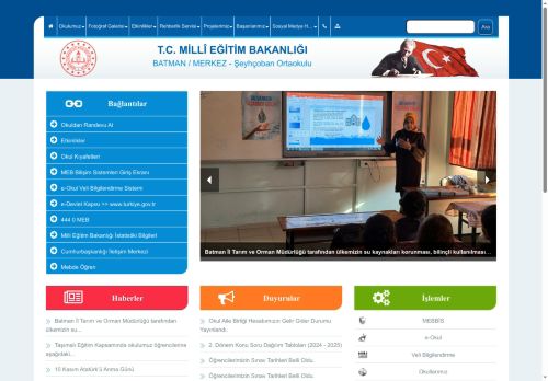 BATMAN / MERKEZ - Şeyhçoban Ortaokulu