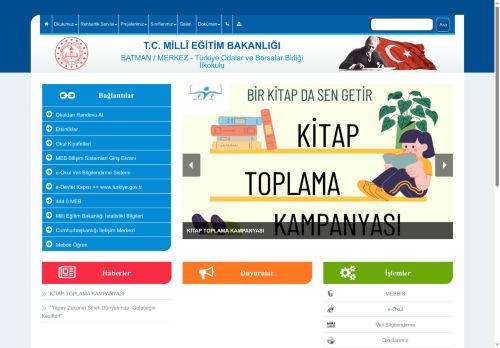 BATMAN / MERKEZ - Türkiye Odalar ve Borsalar Birliği İlkokulu