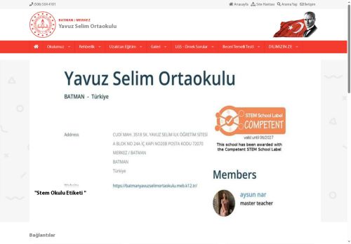 BATMAN / MERKEZ - Yavuz Selim Ortaokulu