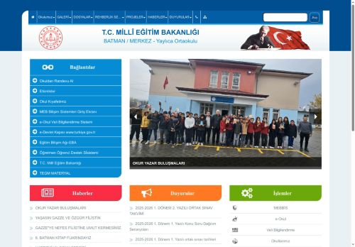 BATMAN / MERKEZ - Yaylıca Ortaokulu