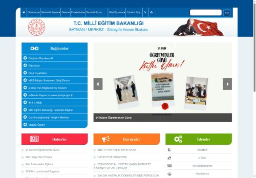 BATMAN / MERKEZ - Zübeyde Hanım İlkokulu