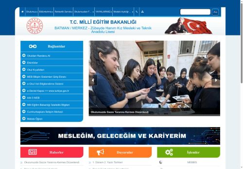 BATMAN / MERKEZ - Zübeyde Hanım Kız Mesleki ve Teknik Anadolu Lisesi