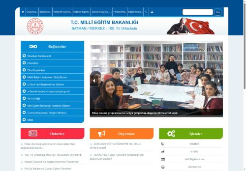 BATMAN / MERKEZ - 100. Yıl Ortaokulu
