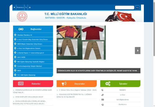 BATMAN / SASON - Kaleyolu Ortaokulu
