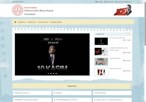 BİLECİK / MERKEZ - Pelitözü Şehit Münir Kopuk Ortaokulu