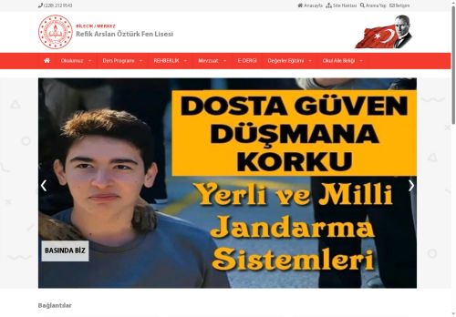 BİLECİK / MERKEZ - Refik Arslan Öztürk Fen Lisesi