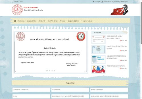 BİLECİK / OSMANELİ - Atatürk Ortaokulu