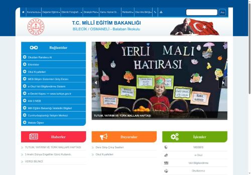 BİLECİK / OSMANELİ - Balaban İlkokulu