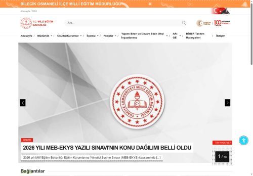 MEB BİLECİK - OSMANELİ İLÇE MİLLÎ EĞİTİM MÜDÜRLÜĞÜ