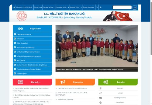 BAYBURT / AYDINTEPE - Şehit Oktay Altuntaş İlkokulu