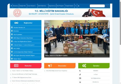 BAYBURT / AYDINTEPE - Şehit Erdal Eraslan Ortaokulu