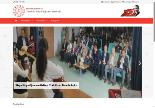 BAYBURT / DEMİRÖZÜ - Demirözü Halk Eğitimi Merkezi