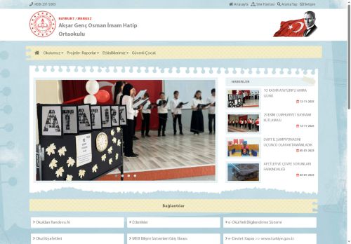 BAYBURT / MERKEZ - Akşar Genç Osman İmam Hatip Ortaokulu