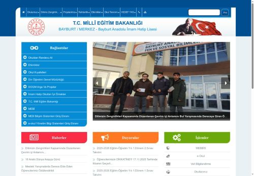 BAYBURT / MERKEZ - Bayburt Anadolu İmam Hatip Lisesi