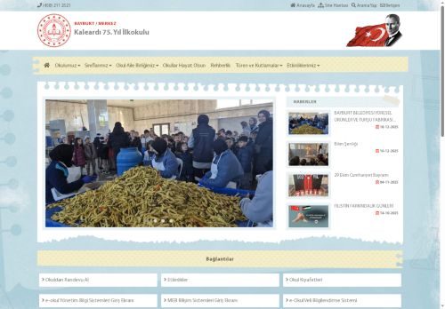 BAYBURT / MERKEZ - Kaleardı 75. Yıl İlkokulu