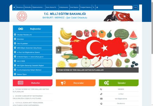 BAYBURT / MERKEZ - Şair Celali Ortaokulu