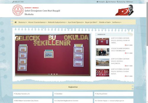 BAYBURT / MERKEZ - Şehit Üsteğmen Cem Nuri Başgül İlkokulu