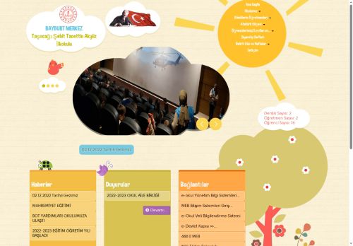 BAYBURT / MERKEZ - Taşocağı Şehit Tacettin Akyüz İlkokulu