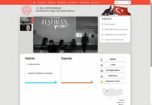 BİLECİK / SÖĞÜT - Söğüt Halk Eğitimi Merkezi