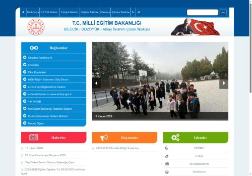 BİLECİK / BOZÜYÜK - Albay İbrahim Çolak İlkokulu