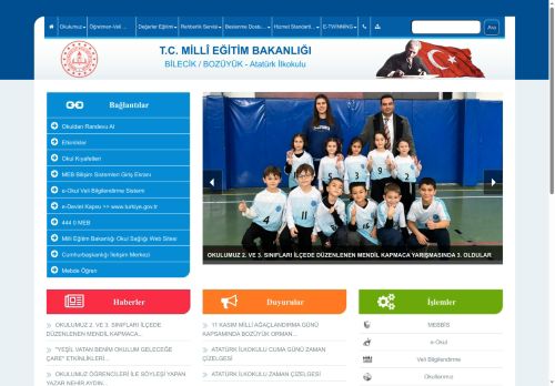 BİLECİK / BOZÜYÜK - Atatürk İlkokulu