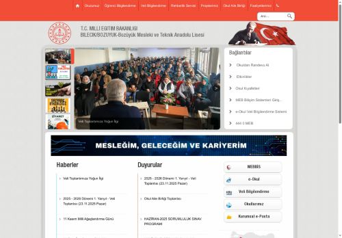 BİLECİK / BOZÜYÜK - Bozüyük Mesleki ve Teknik Anadolu Lisesi