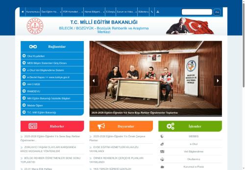 BİLECİK / BOZÜYÜK - Bozüyük Rehberlik ve Araştırma Merkezi