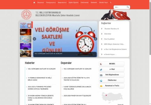 BİLECİK / BOZÜYÜK - Mustafa Şeker Anadolu Lisesi