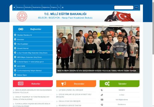 BİLECİK / BOZÜYÜK - Necip Fazıl Kısakürek İlkokulu