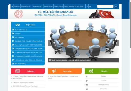 BİLECİK / GÖLPAZARI - Cengiz Topel Ortaokulu