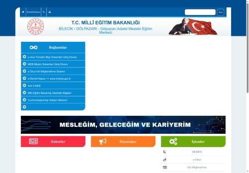 BİLECİK / GÖLPAZARI - Gölpazarı Adalet Mesleki Eğitim Merkezi